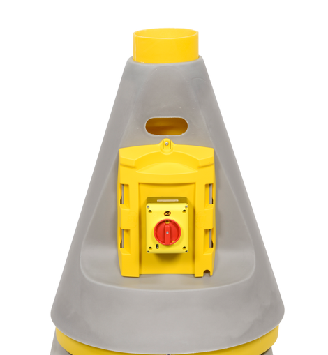 Image of Jet 20 Inline Polypropylene Blower, chemical, corrosion, and explosion resistant for industrial fume extraction