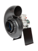 Plastec 20 Direct Drive Forward Curve Polypropylene Blower - XP for exhausting fumes from highly corrosive environments