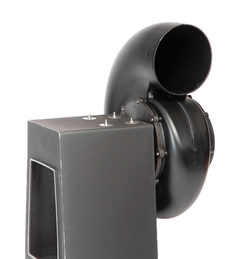 Plastec 30 Direct Drive Forward Curve Polypropylene Blower - XP for exhausting fumes from highly corrosive environments