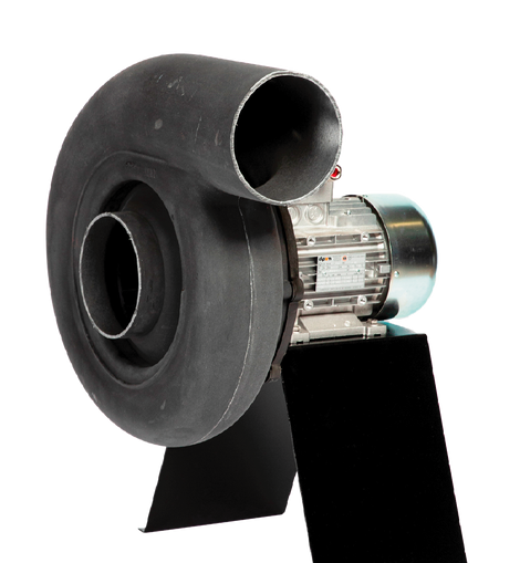 Storm 16 High Static Pressure Direct Drive Forward Curve Polypropylene Blower with high Chemical Resistance - XP on stand